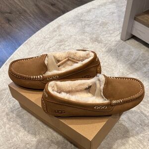 UGG Men's Brown Sheepskin Loafers